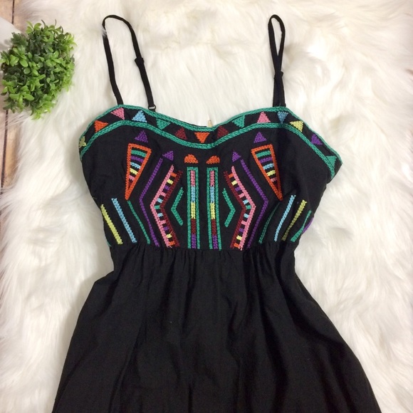 Urban Outfitters Dresses & Skirts - Staring At Stars | Embroidered Tribal Print Dress